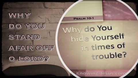 Psalm 10:1 Why O Lord Do You Hide Yourself (pink)